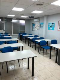 Aula de estudio para entrenadores de fútbol en Málaga